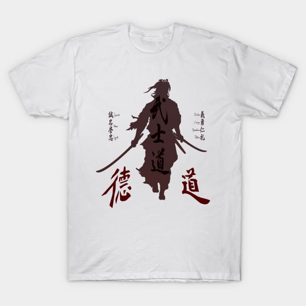 Resilient Samurai Warrior - Anime Art T-Shirt by tatzkirosales-shirt-store